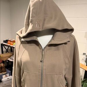 Lululemon Tan Zip-Up Hoodie